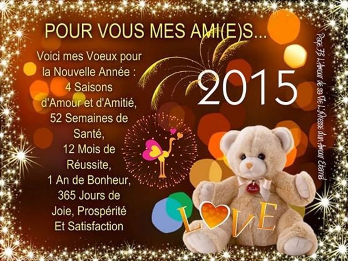 Bonne Et Heureuse Année à Tous